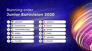 Δημιουργήθηκε από τον χρήστη mk87 στις 22 δεκ 2019. Junior Eurovision Song Contest Here It Is This Is The Official Running Order For This Sunday S Jesc2020 Grand Final Let Us Know Where Your Favourite Will Perform In The