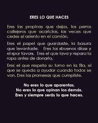 Eres Lo Que Haces Frases Inspiradoras Mensajes Positivo Reflexion