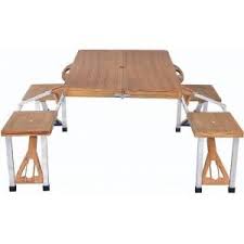 4.7 out of 5 stars 1,855. Outdoor Picnic Table And Bench Set Camping Travel Bbq Folding Portable Seat Set