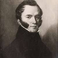 Porträt Paul Emil Jacobs, gezeichnet von Leopold Pollak, Rom 1845