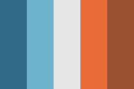 This complementary color palette evokes a sense of history, stability, and trustworthiness. Gym Color Palette
