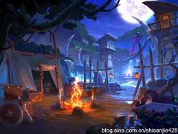 张hs 新浪博客 fantasy night illustration