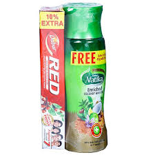 Reviewed in the united states on july 21, 2019. Buy Dabur Vatika Enriched Coconut Hair Oil Free Dabur Red Toothpaste 45 G 150 Ml Online Sastasundar Com