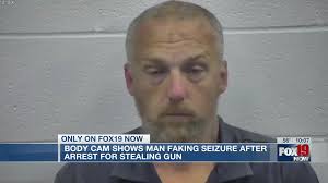 WATCH: Body cam video shows man faking seizure to avoid arrest