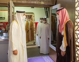 محمد بن سلمان، محمد بن زايد. Ù…Ø­Ù…Ø¯ Ø¨Ù† Ø²Ø§ÙŠØ¯ ÙŠØµÙ„ Ø¥Ù„Ù‰ Ø§Ù„Ø±ÙŠØ§Ø¶ ÙˆÙ…Ø­Ù…Ø¯ Ø¨Ù† Ø³Ù„Ù…Ø§Ù† ÙÙŠ Ù…Ù‚Ø¯Ù…Ø© Ù…Ø³ØªÙ‚Ø¨Ù„ÙŠÙ‡ Ø§Ù„Ø¥Ù…Ø§Ø±Ø§Øª Ø§Ø®Ø¨Ø§Ø± ÙˆØªÙ‚Ø§Ø±ÙŠØ± Ø§Ù„Ø®Ù„ÙŠØ¬ Ø¬Ø§Ø²ÙŠØª