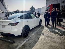 Tesla model y performance specs (2020) 🚗 • acceleration 3.5s ⚡ battery 75 kwh • price from $51448 • range 280 mi • compare, choose, see best deals. Model Y Performance With Wind Turbine Wheels Spotted At The Tesla Fremont