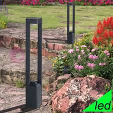 Unterwasserstrahler aquarium beleuchtung garten teichlampe brunnen lampe rgb led. Palo Lampioncino Led H 80 Fur Aussen Moderne Ip54 Ondaluce Pfahl Gr