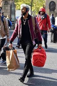 Odell Beckham Jr Arrives To Wembley Stadium On Looklive High Fashion Street Style Mens Outfits Nba Fashion