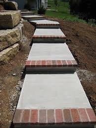Pin By Ok Lister Garden Design On Edging Paths Pavers Steppingstones Walkways Outdoor Stairs Front Walkway Garden Steps