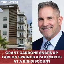 Business influencer Grant Cardone's real estate firm has acquired a Tarpon  Springs multifamily property — and has plans to buy thousands of apartments  in the Tampa Bay region this year. “I believe