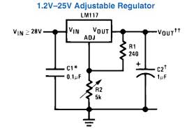 Resistors Values To Use With Lm317 Electrical Engineering