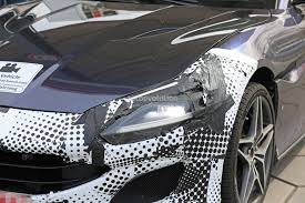 Based on the ferrari portofino, the car is a high performance coupe model placed between the portofino and the f8 tributo in ferrari's range of sports cars. 2021 Ferrari Portofino Update Spotted Shows Roma Style Headlights Autoevolution