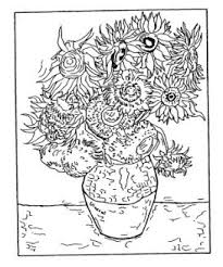 Examples of van gogh's masterpieces, available on the van gogh museum website or the national gallery website. Frantic Stamper Cling Mounted Rubber Stamp Van Gogh Sunflowers Van Gogh Coloring Sunflower Coloring Pages Van Gogh Sunflowers