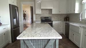 Its stunning pristine beauty has been admired for many years and its popularity only continues to increase. Custom Farmhouse Kitchen With White Ice Normandy Granite Countertops In Springfield Mo Wilgusiq Youtube