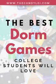 With amenities like pools , aquariums and cleaning service, we found the best college dorm rooms in the. 10 Fun College Dorm Games Students Will Love The Candy Lei College Fun Games For College Students Fun Dorm