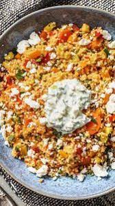 Click the alert icon below the product for promo alerts Bunte Couscous Gemuse Pfanne Mit Hirtenkase Fruhlingszwiebel Joghurt Und Pap Couscous Gemuse Pfanne Couscous Gemusepfanne Rezept