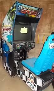 Therefore, buyers have many different choices when they buy our racing simulator arcade game machines for sale. California Speed Sit Down Driving Arcade Machine Game For Sale By Atari Head To Head Excitement Coin Op Parts Etc Arcade Pinball Vending