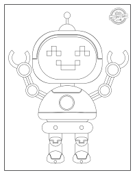 Coloring pages of robots to print coloring home. Best Robot Coloring Pages Kids Activities Blog