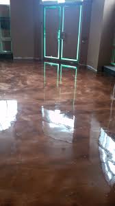 Mahogany Metallic Concrete Floor Coating Polished Concrete Companies Kitchener Waterloo Cambridge Gu Concrete Decor Concrete Floors Concrete Floor Coatings
