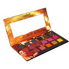 Maquiagem colorida com paleta ludurana. Paleta De Sombras 18 Cores Matte Ludurana Maquiadoro