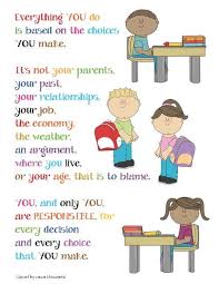 Responsibility Poster Classroom Freebies Responsive Classroom Character Education School Classroom