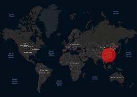 Coronavirus Real Time Map Shows Spread Of Virus Worldwide
