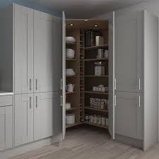 These corner kitchen pantry cabinets will give you storage in a place you might have never considered. Walk In Larders Kitchen Units Diy Kitchens