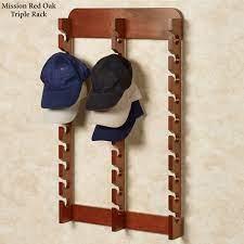 Wood Cap Display Wall Rack Holds Up To 30 Hats Cap Display Cap Rack Wall Rack