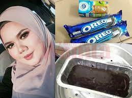 Condensed milk chocolate truffles ( 2 bahan sahaja) no oven, no mixer. Kek Oreo Viral Versi Kukus Bajet Bawah Rm10 Guna Dua Bahan Je Mingguan Wanita