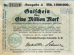 The number consists of 8 digits, and it is used for domestic bank transfer. Datei D Bw Kn Konstanz Hiag Notgeld 1923 1 Million Mark V Jpg Wikipedia