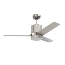 Outdoor ceiling fans without lights. Trinity 44 Satin Nickel Ceiling Fan Model Ac24144 Sn Sn Kendal Lighting