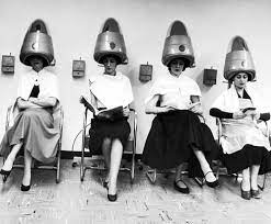Izabella is an expert in haircutting and hair coloring, and is known for her outstanding highlighting technique and impeccable haircuts. Women Sitting And Reading Under Hairdryers At Rockefeller Center Pamper Club Where Hair Driers Cost 10 Cents For Vintage Kapsalons Zwart Wit Foto Zwart Wit