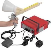 Sistema de recubrimiento en polvo portátil Pistola de pulverización de  pintura de aire 10-15PSI PC03-2 Máquina de recubrimiento en polvo ...