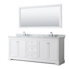 We have double bath vanities in traditional and modern designs to update your bathroom. Avery 80 Double Bathroom Vanity By Wyndham Collection White Beautiful Bathroom Furniture For Every Home Wyndham Collection