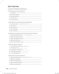 It can be used to test the students' reading comprehension. World English Intro Unit 7 Lesson A Worksheet