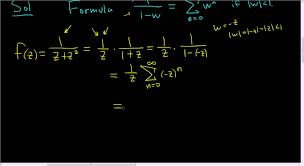 Laurent Series Of F Z 1 Z Z 2 In The Punctured Unit Disk Math Videos The Unit Complex Analysis