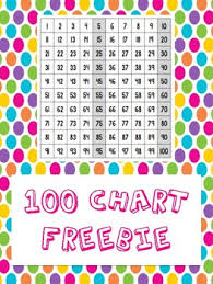 Free 100 Chart Poster By Andrea Aldridge Colorful Kinders Tpt