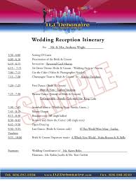 O check bestman has the rings and service sheets. Itinerary Template 11 Free Templates In Pdf Word Excel Download