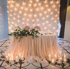 Asymmetrical Sweetheart Table Centerpiece With Candles Bridal Table Wedding Couple Table Head Table Wedding