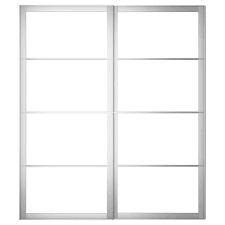 Ikea porte de placard coulissante. Pax Cadre Porte Coulissante 2pces Aluminium 200x236 Cm Ikea
