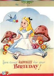 Pin By Corien De Kloe On Happy Birthday Alice In Wonderland Birthday Disney Alice Alice In Wonderland