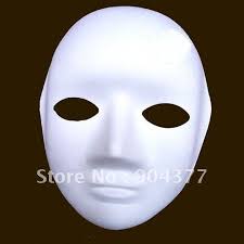 Masks To Decorate Free Shipping Plain White Masks To Decorate Full Face Paper Mache Net Paper Mask Plain White Mask Plain
