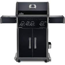 Napoleon Rogue 425 Natural Gas Grill With Infrared Side Burner Black Edition R425sibnbe Bbqguys Gas Grill Natural Gas Grill Propane Gas Grill