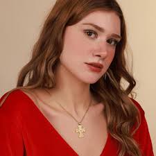 St Michael the Archangel Necklace in 14K Gold, Cross Necklace for Birthday  Gift, Archangel Michael Pendant for Mom