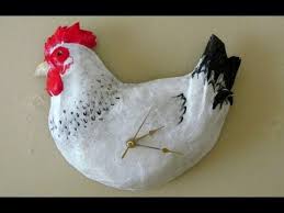 Rrp started in business before 1900, and has just recently gone out of business. Paper Mache Chicken Clock Tutorial Youtube