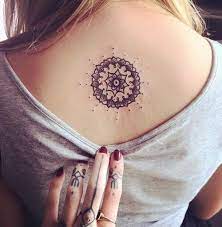 We've found some of the most gorgeous back tatts on the planet for you to have a squizz at before you get your very own. Back Tattoo Small Mandala Tattoo Tattoos Tattoos For Women