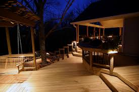 Hampton bay black integrated led deck light (97) model# jao2601l. American Deck Sunroom Custom Deck Lighting By American Deck Sunroom In Kentucky