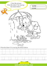 Alphabet Worksheets Trace And Print Letter U Traceable Alphabet Worksheets Trace And Print Letter U Teach Children To Wr Lettering Letter Prints Alphabet