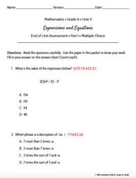 Evaluate algebraic expressions using order of operations. Pin On Sixth Grade Math
