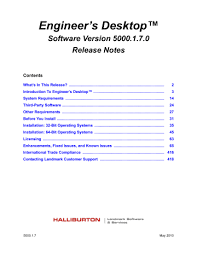 Check our related cover letters templates examples for halliburton field engineer. Engineer S Desktop Software Version 5000 1 7 0 Manualzz